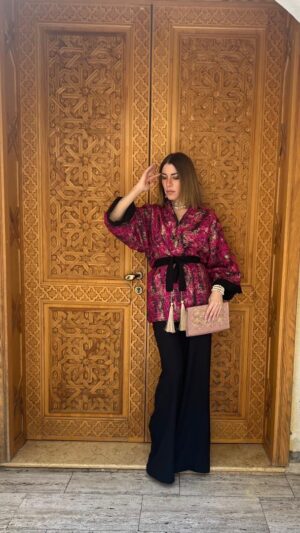 97957c4f-415a-4bea-b5c5-a1b549c9f621 Ensemble en brocard rose