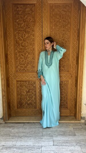 Robe d’hôtesse: "Bleut" bleu