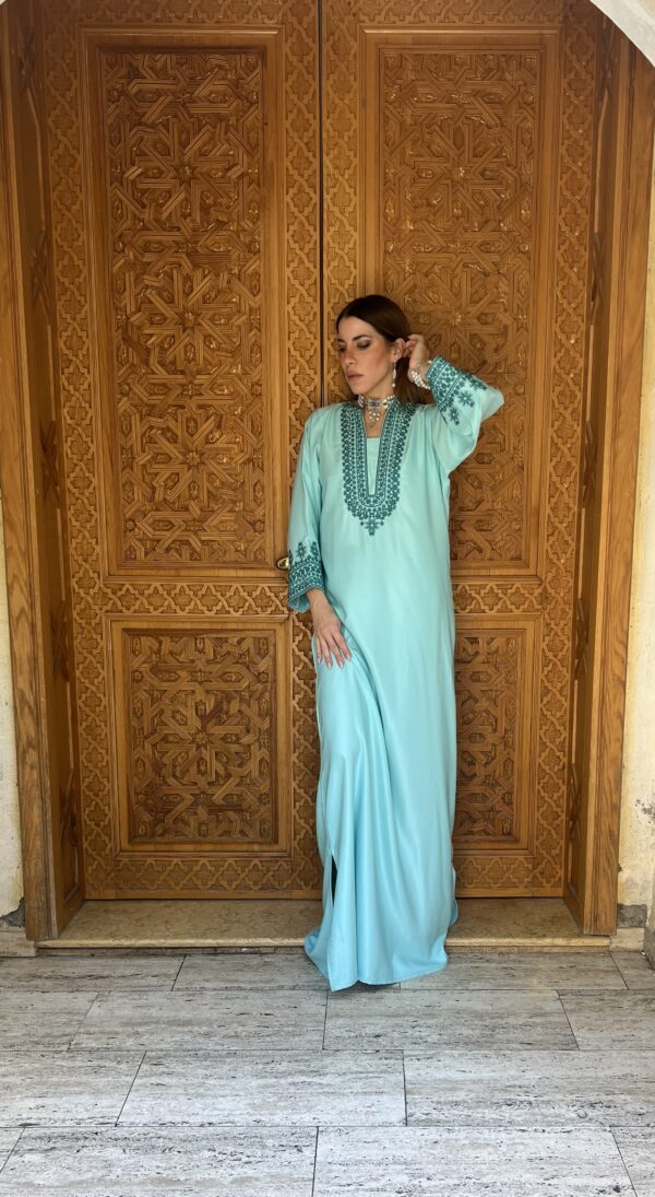 Robe d’hôtesse: "Bleut" bleu