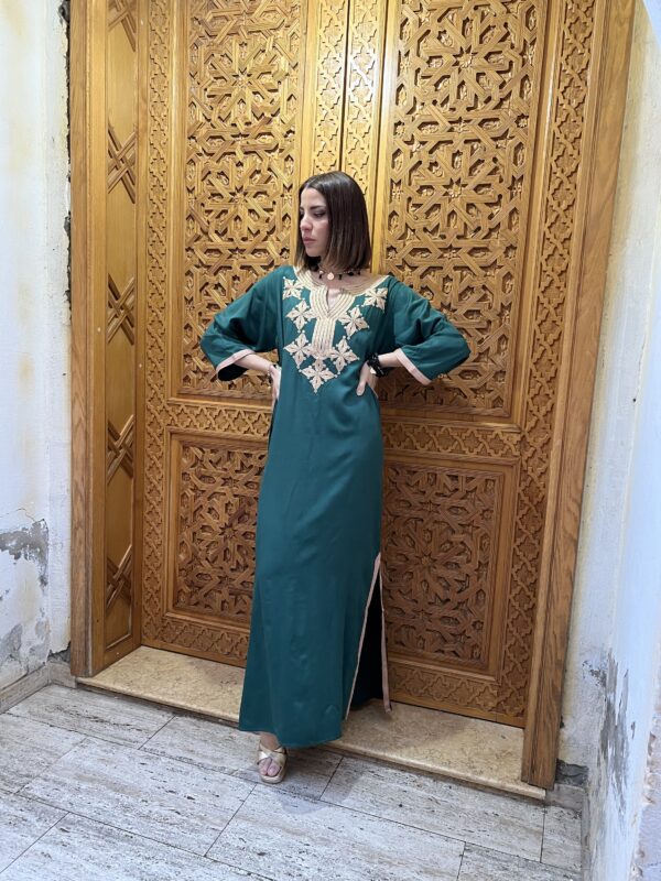 Robe d’hôtesse: "Étoile" verte