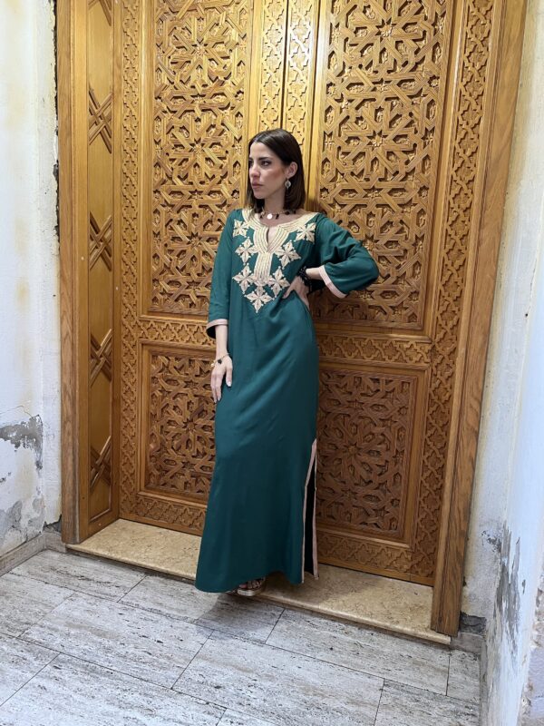 Robe d’hôtesse: "Étoile" verte