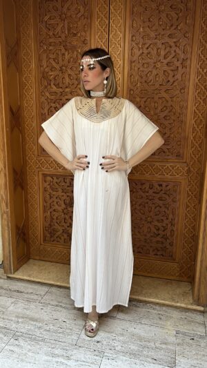 Robe d’hôtesse: "Cléo" blanche