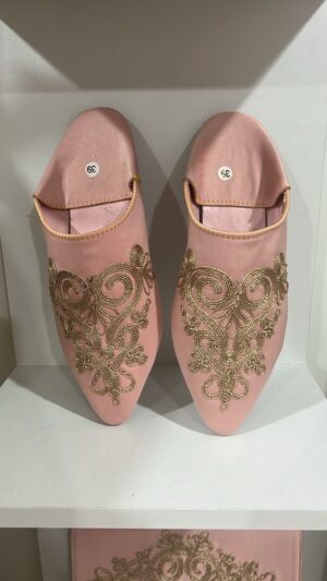 Babouche rose 38/39
