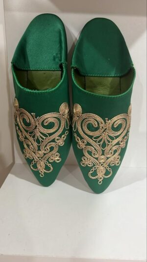 Babouche vert 38/39